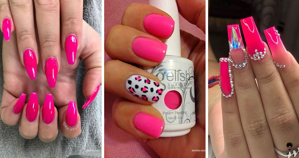 26 H๏τ Pink Nails 2023 That is Just Stunning