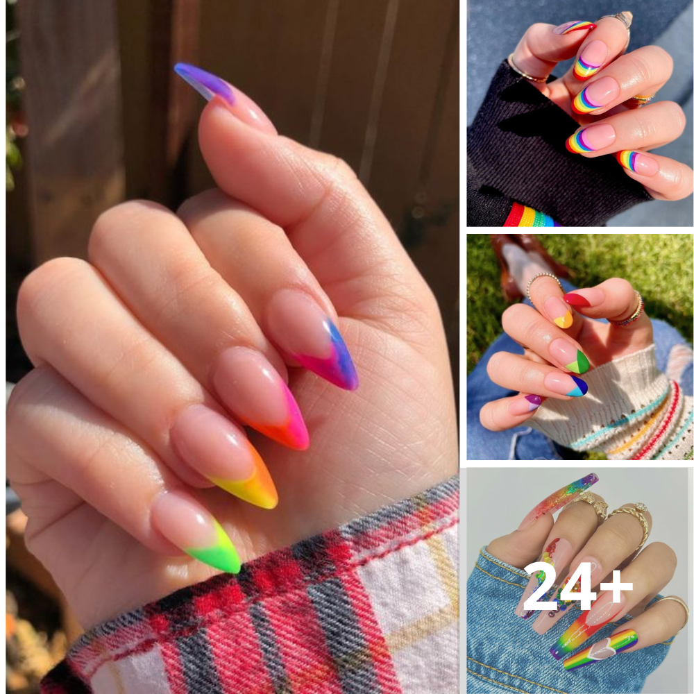 27 Enchanting Rainbow Nail Art Designs to Bring You Joy