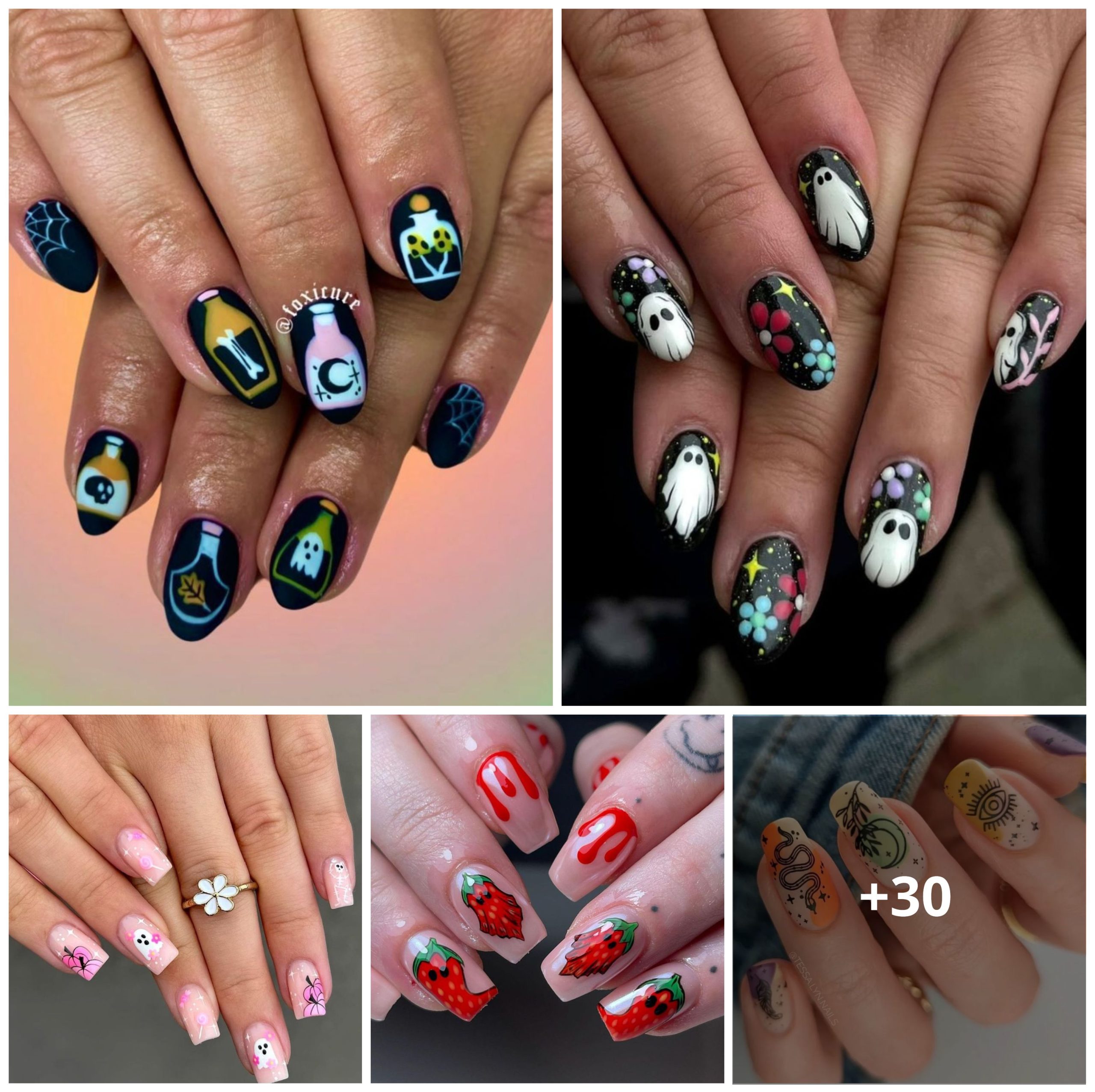 27+ Spooky Nail Designs to Scare Away Bad Vibes in Style