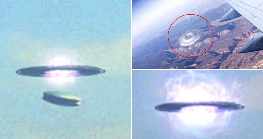 Precious images capture the unexpected encounter between plane pᴀssengers and a strange UFO.