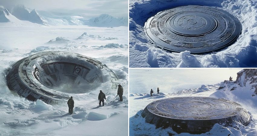 Antarctic Enigma: Mᴀssive UFO Frozen in Ice for Over 2,000 Years.