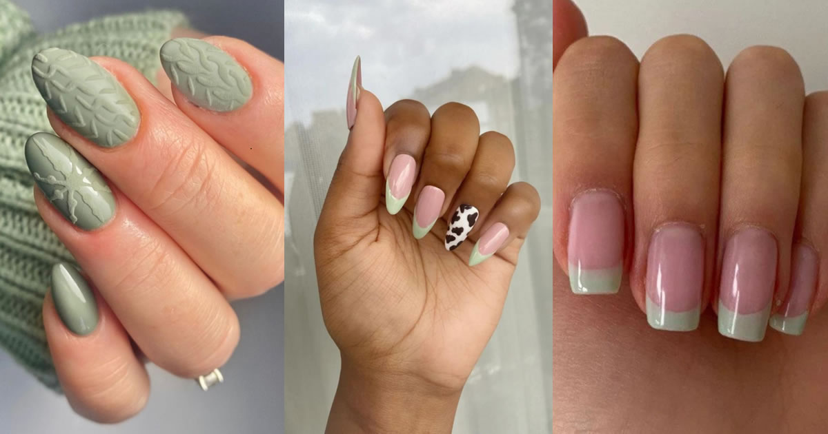 30 Best Sage Green Nail Designs That Are So Cute In 2022