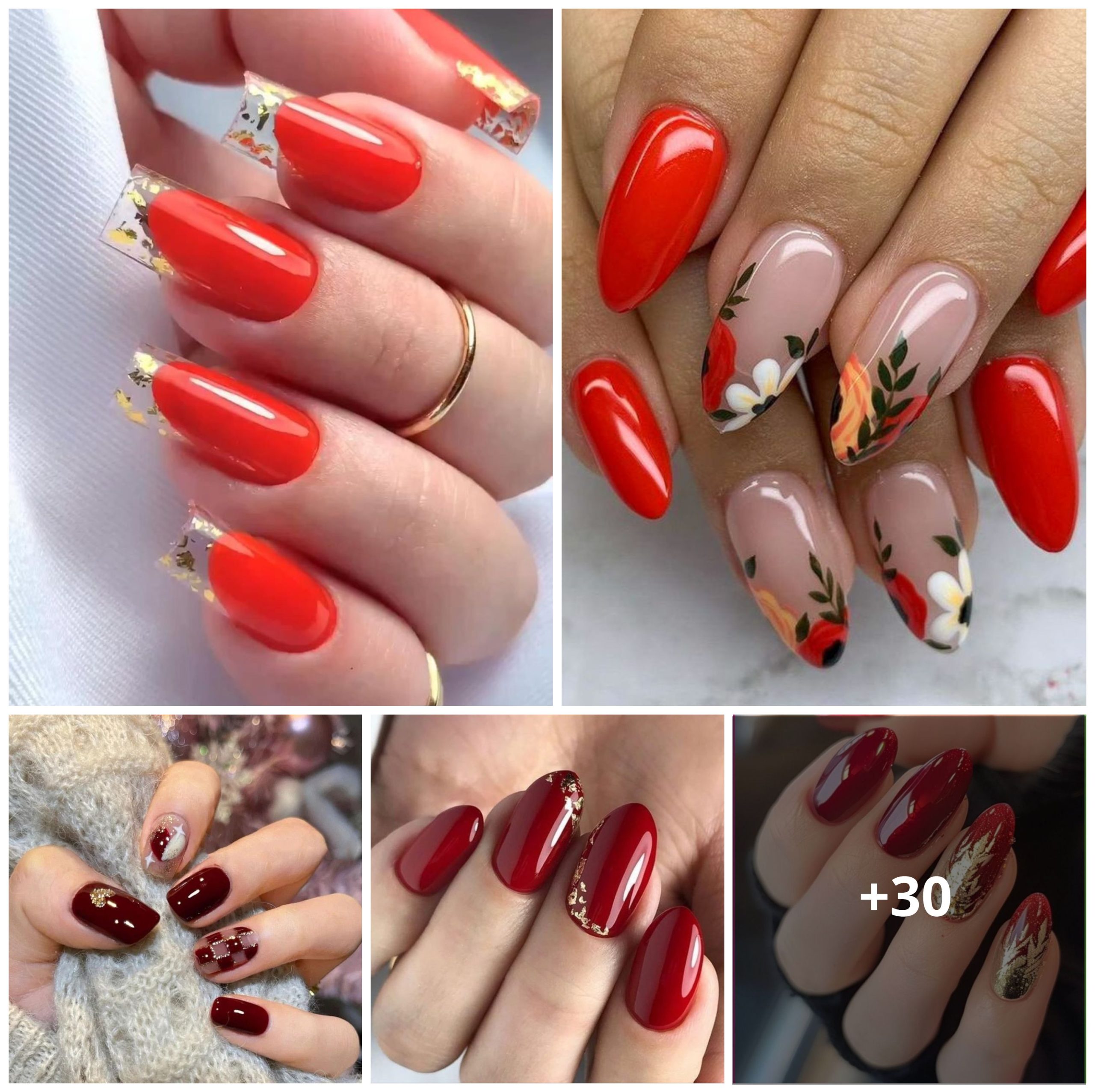 30+ Classy Red Nails for 2024: Bold & Elegant Styles