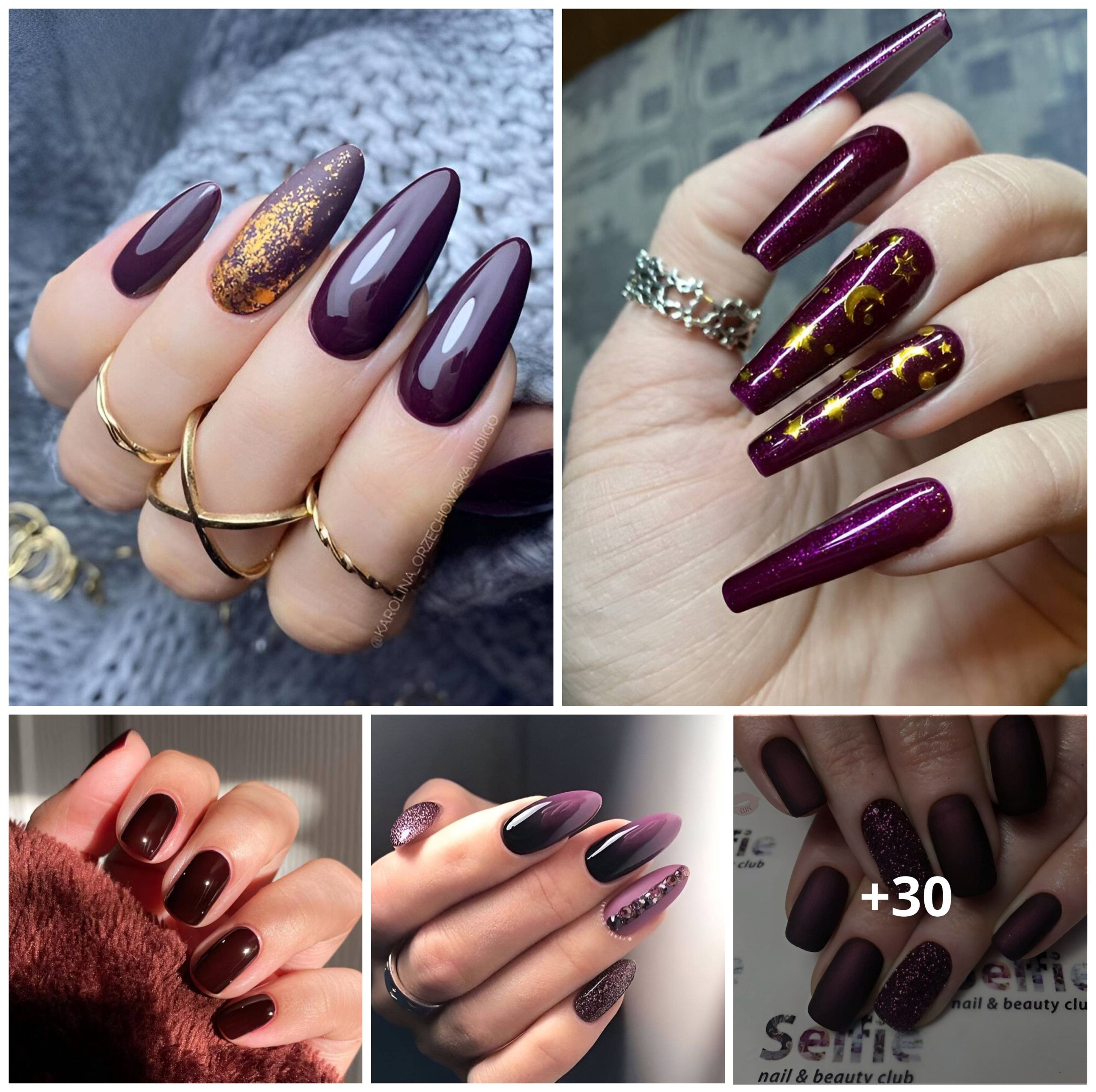 30 Dark Vampy Nail Ideas Perfect For Fall