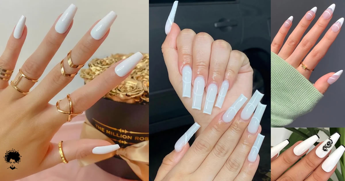 30 Designs D’ongles Blancs À Couper Le Souffle À Copier En 2022