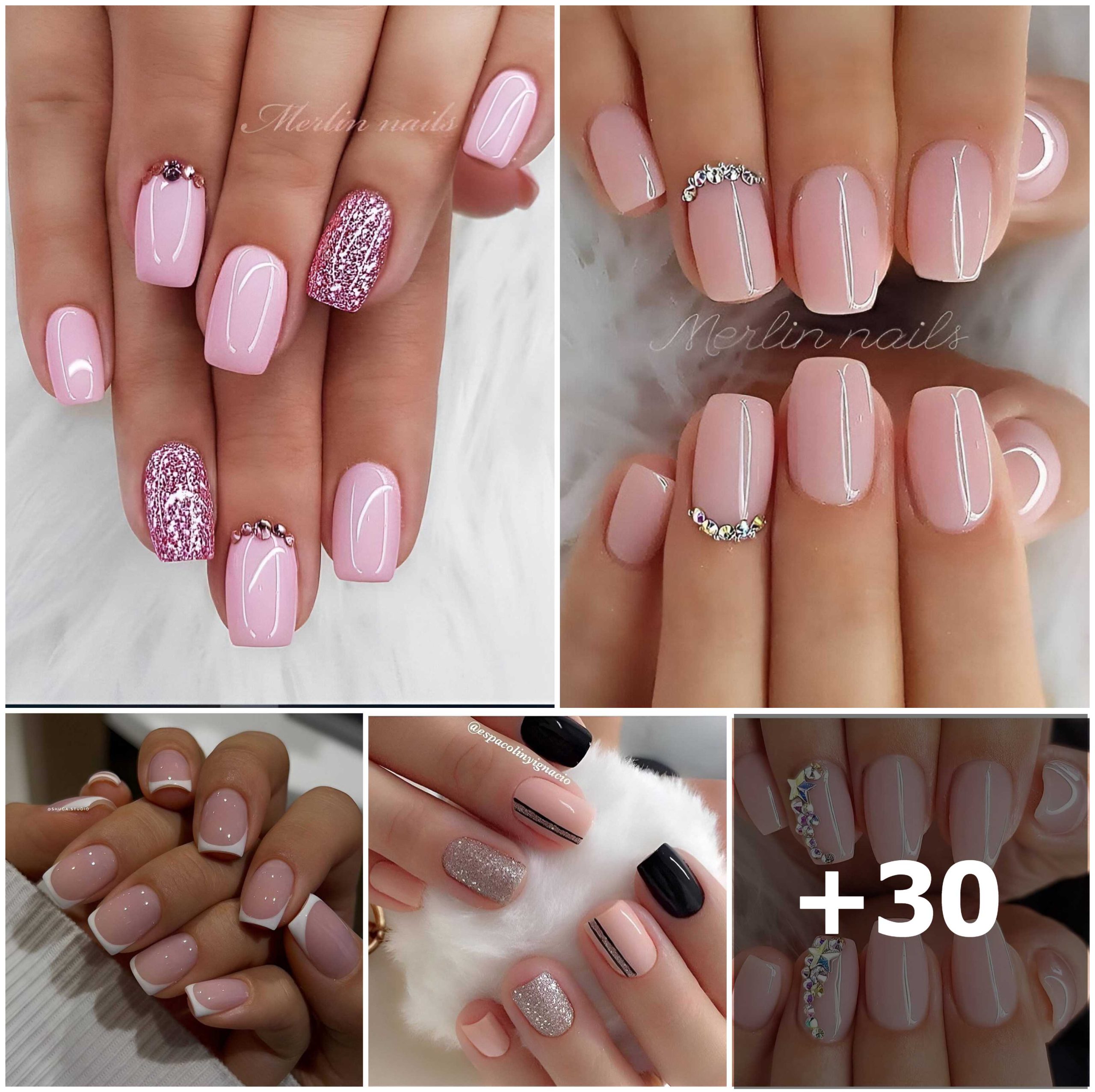 30 Elegant and Easy Short Nail Ideas for Year-Round Glow