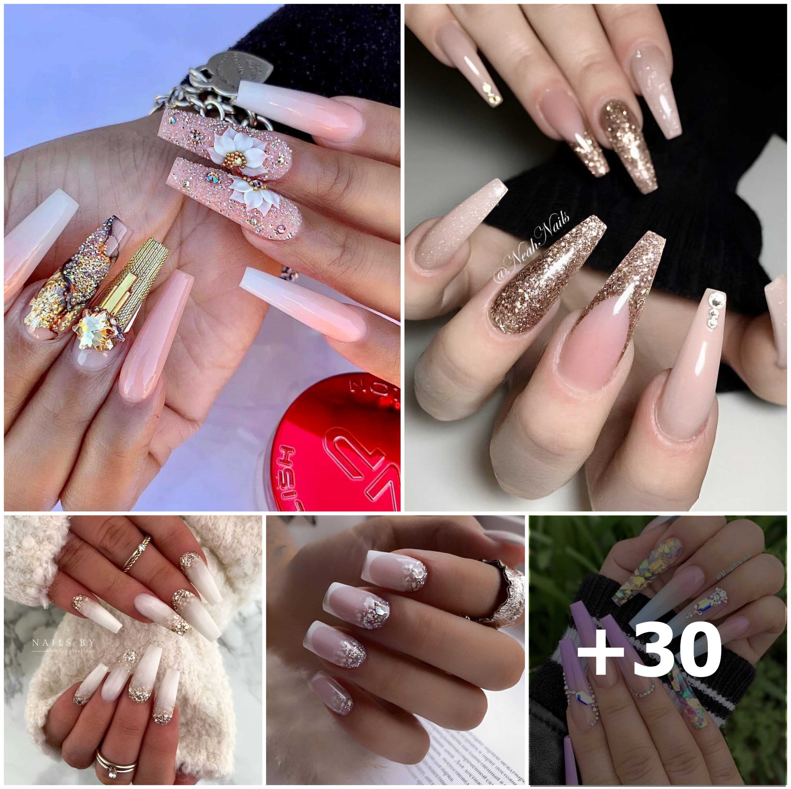 30 Glamorous Coffin Nail Designs for Unmatched Elegance