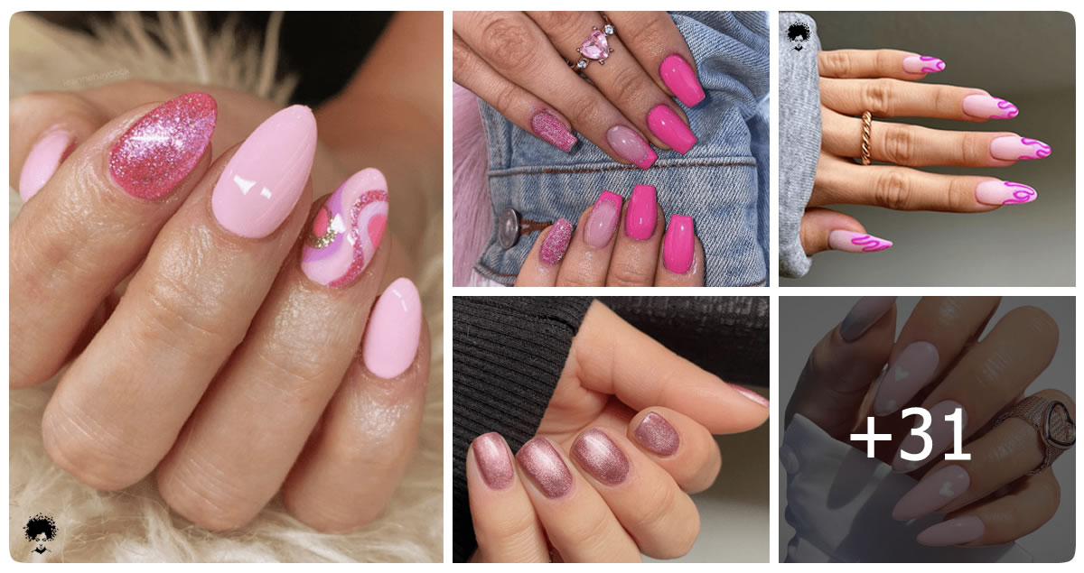 31 Pink Barbie Nails To Satisfy Your Barbie Obsession