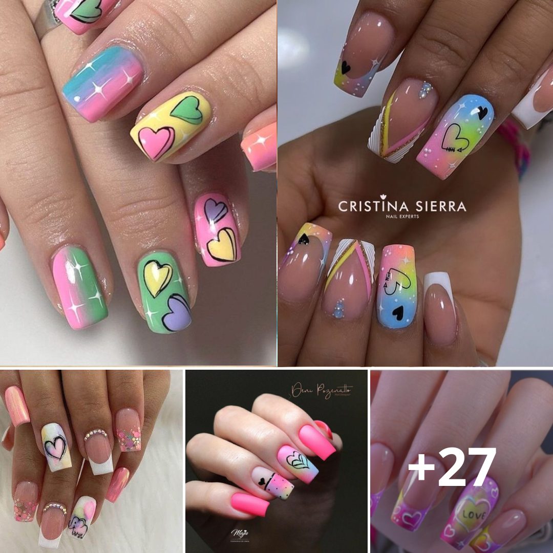 30+ Exqυisite Manicυre Ideas With Hearts For The Upcoмing Holidays