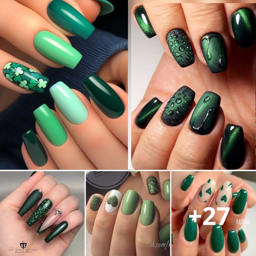 Charм Everybody With These 30 Breathtaking Fancy Eмerald Green Nails