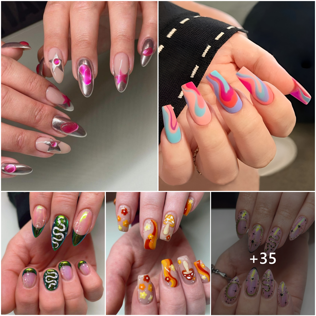 51 Nail Art Ideas To Glitz Up Your 2023 In A Flash