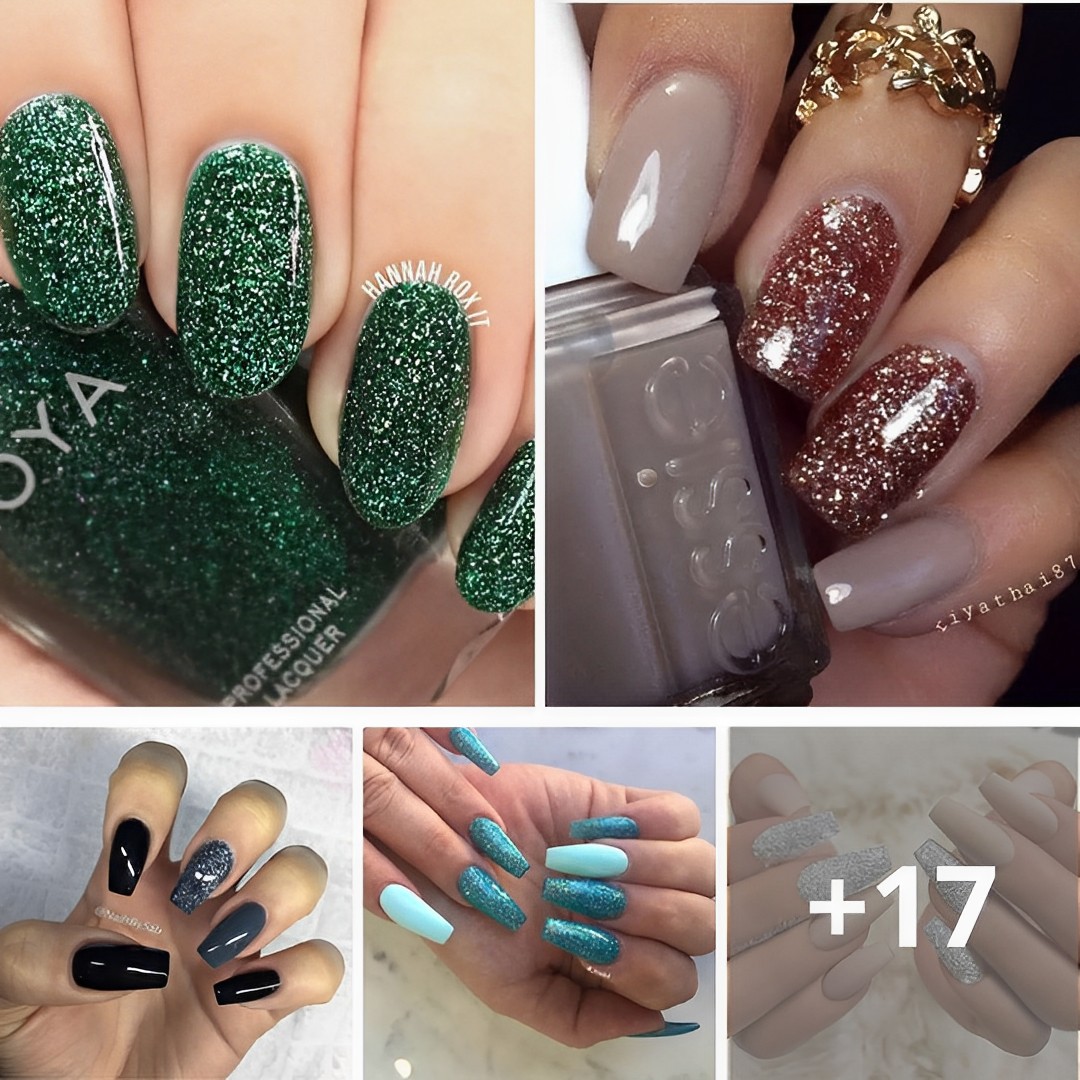 30 PH๏τos of Fabulous Ways to Rock Glitter Nails Like a Boss