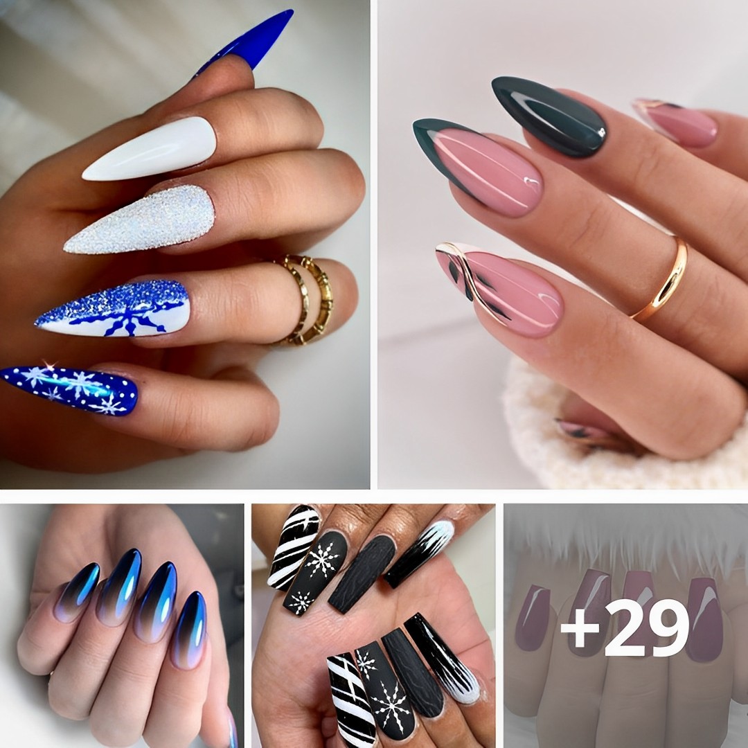 30+ Creative Nail Designs to Rock the Cold Weather.