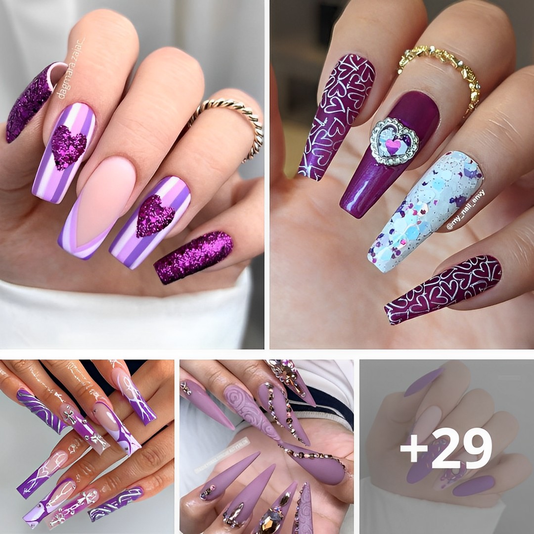 46 Captivating Purple Nail Designs You’ll Love to Flaunt!