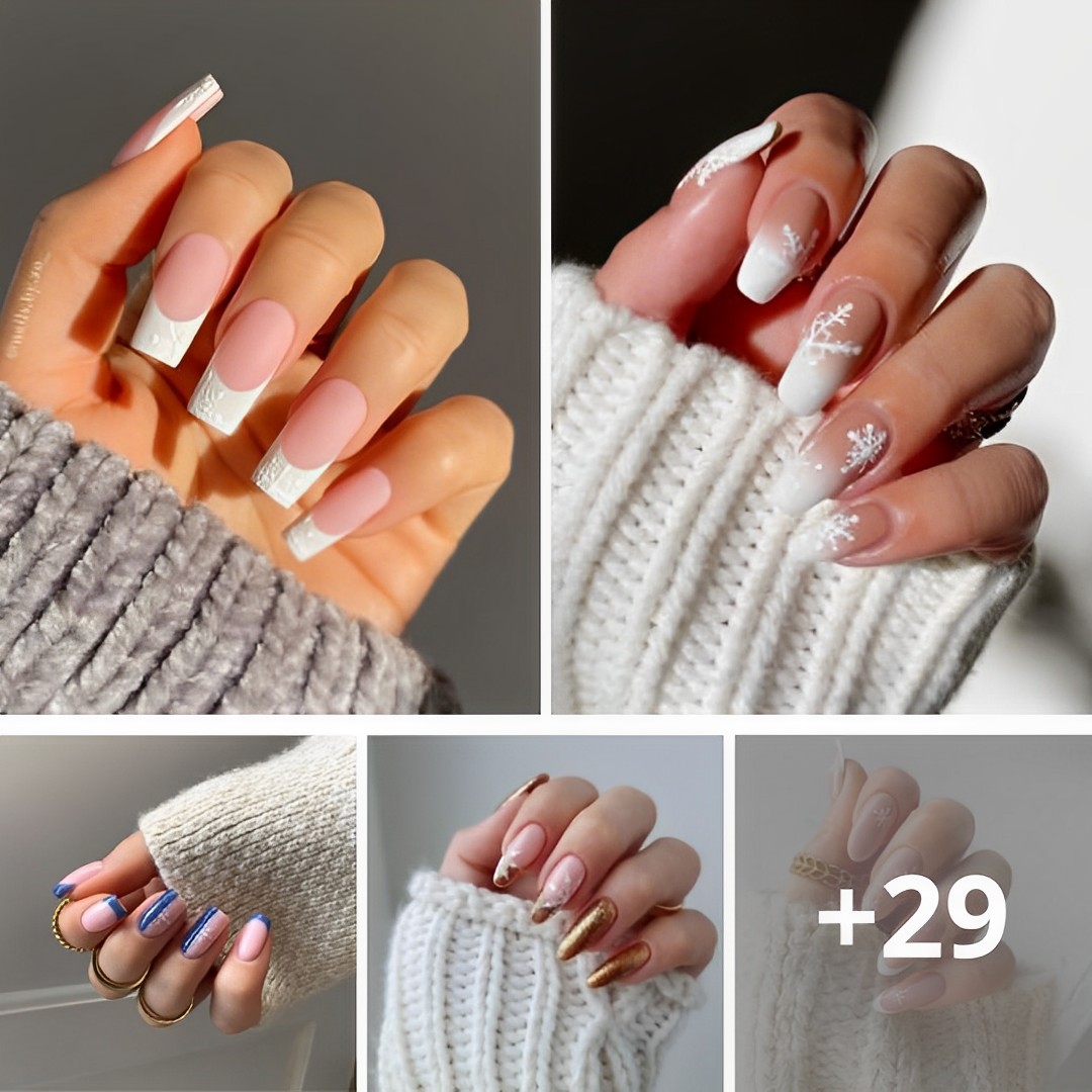 29+ Snowflake Nails For A Snowy Mani!