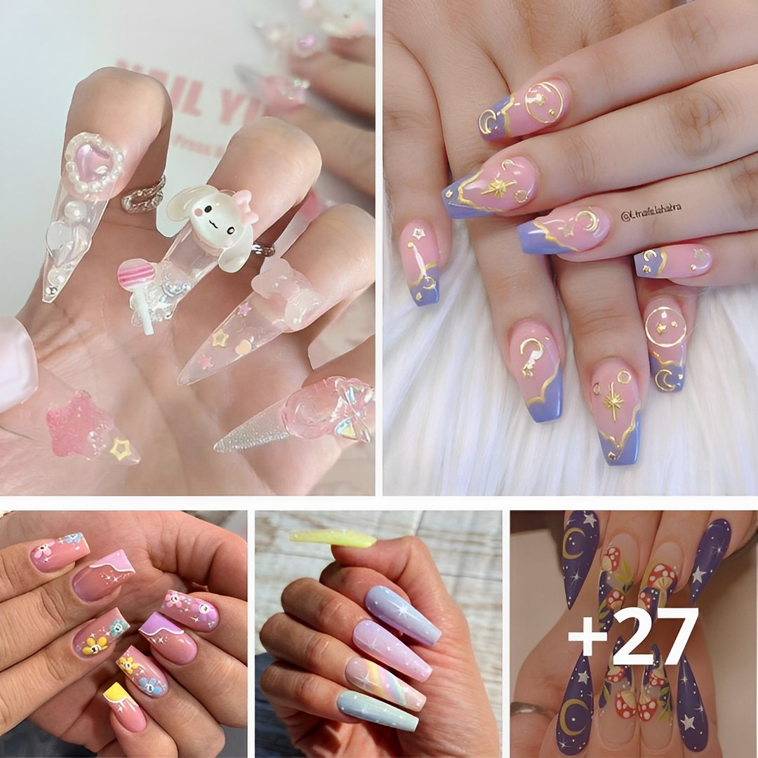 Hold The Sky In Your Hand With 34 Mesmerizing Star Nail Ideas