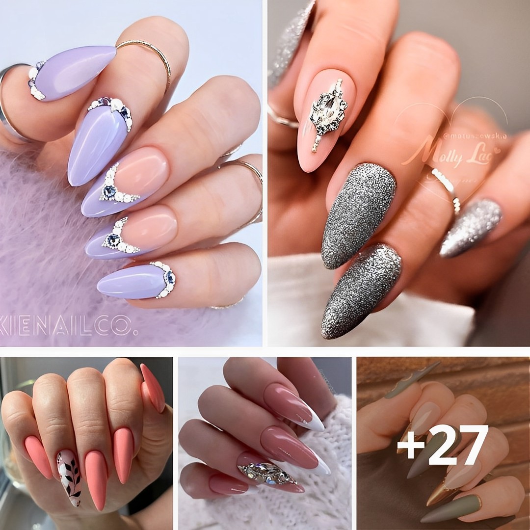 Almond Nail Designs: 42 For Every Pretty Lady