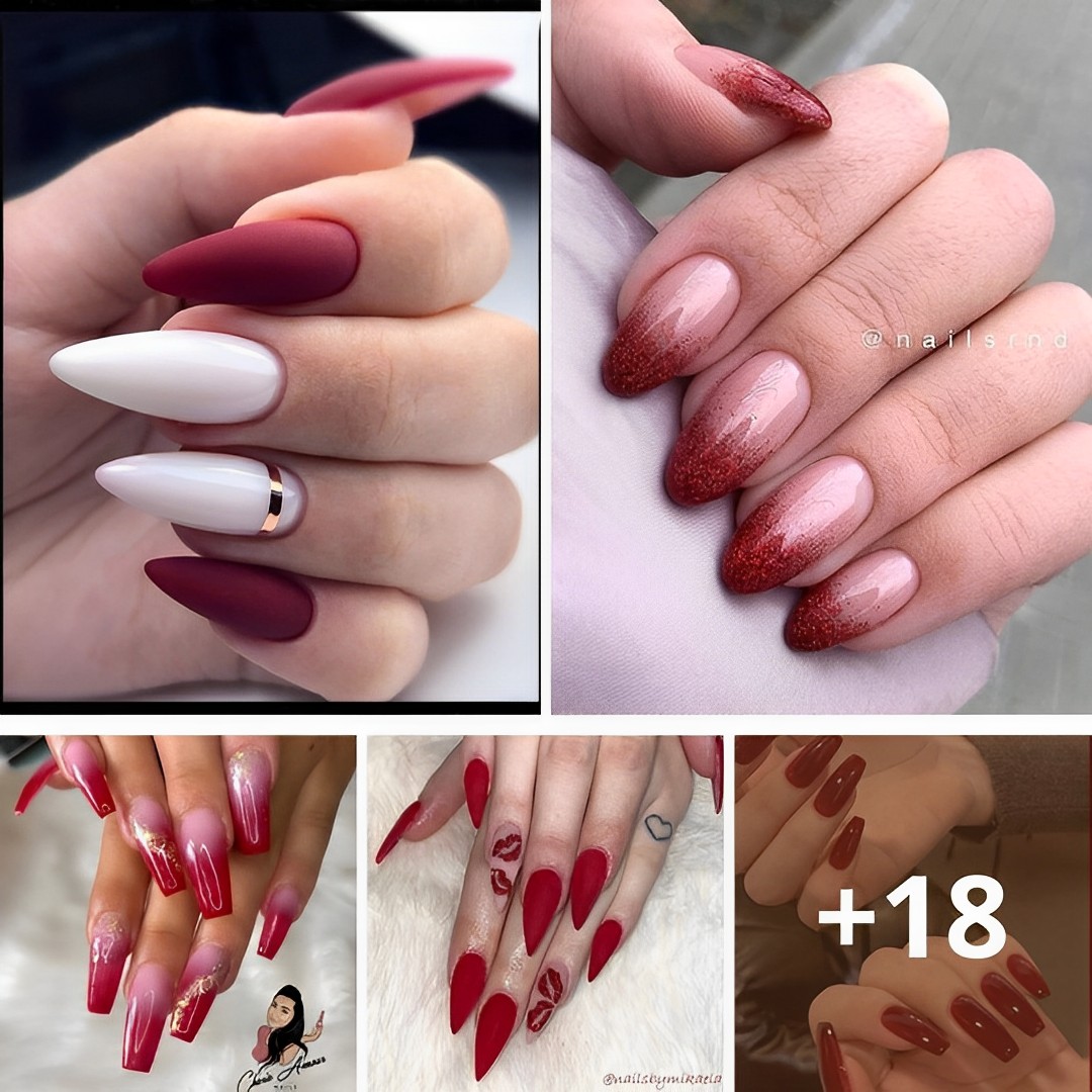 20+ Fashionable Red Nail Designs You Can Wear Year-Round