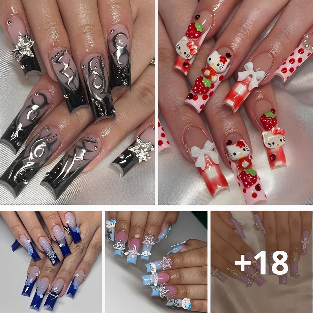 27 Stunning Y2K Nail Art Designs For A Good Time