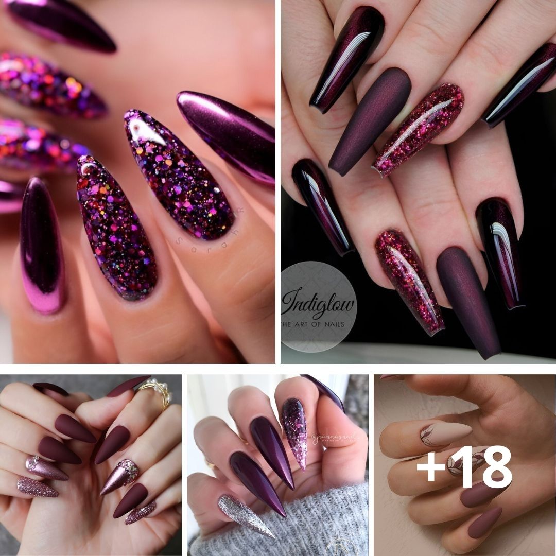 25 S.exy Plum Nail Ideas To Make You A Seductress