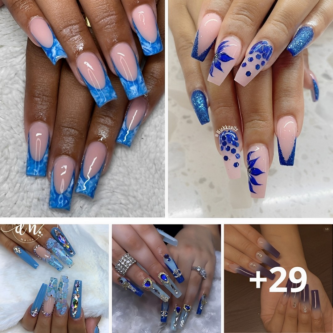 Charming Blue Nail Designs for a Fresh Look