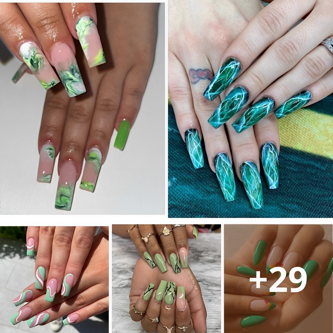 44 Captivating Green Nail Designs You’ll Adore