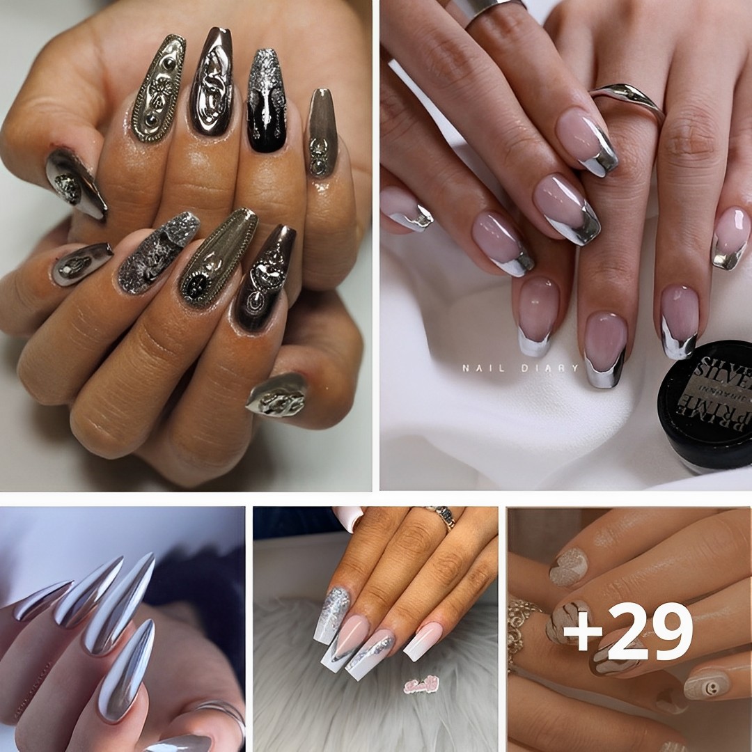 20+ Awesome Silver Nail Design Ideas For Every Season