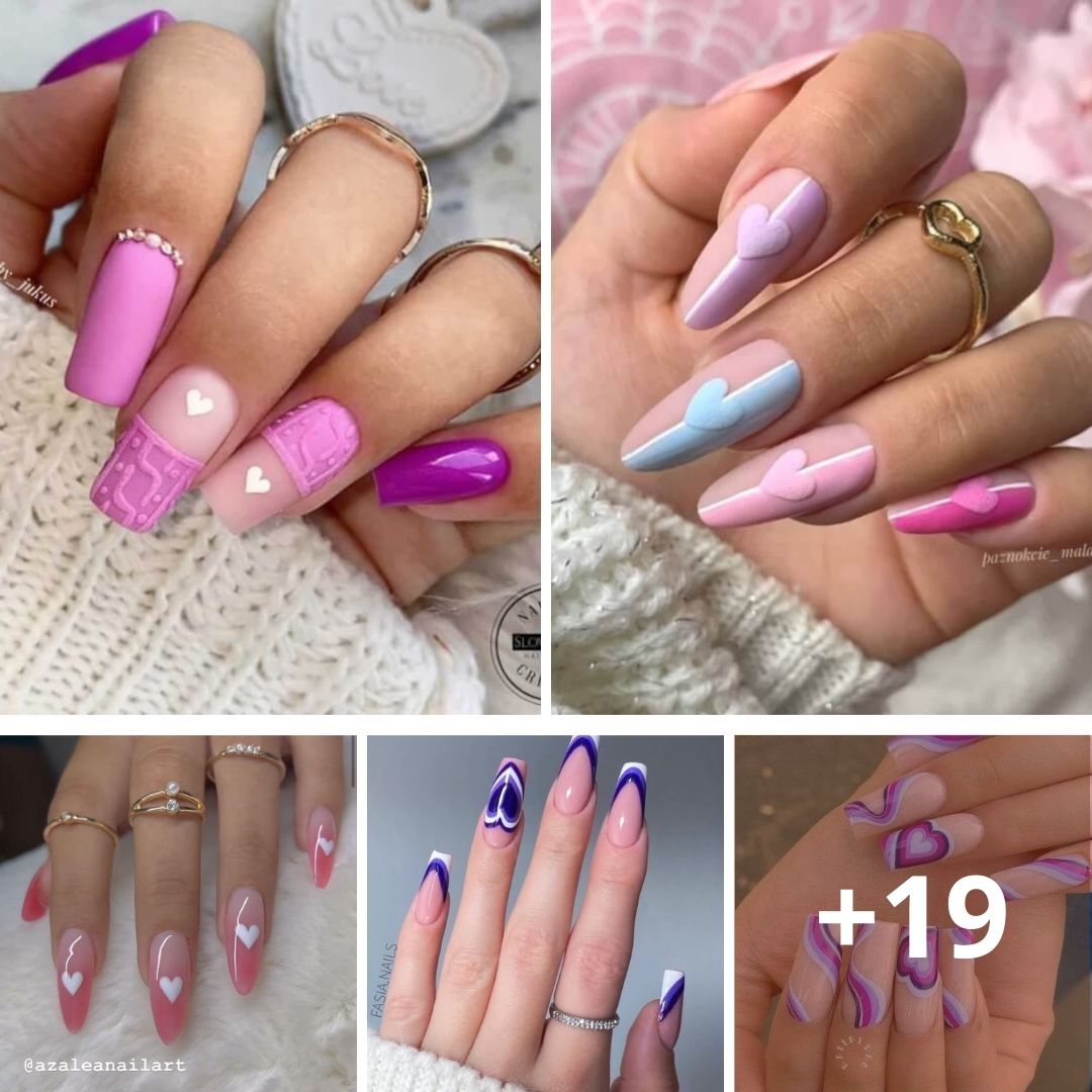 30 Date-Perfect Heart Nails That Will Light Your Love on Fire