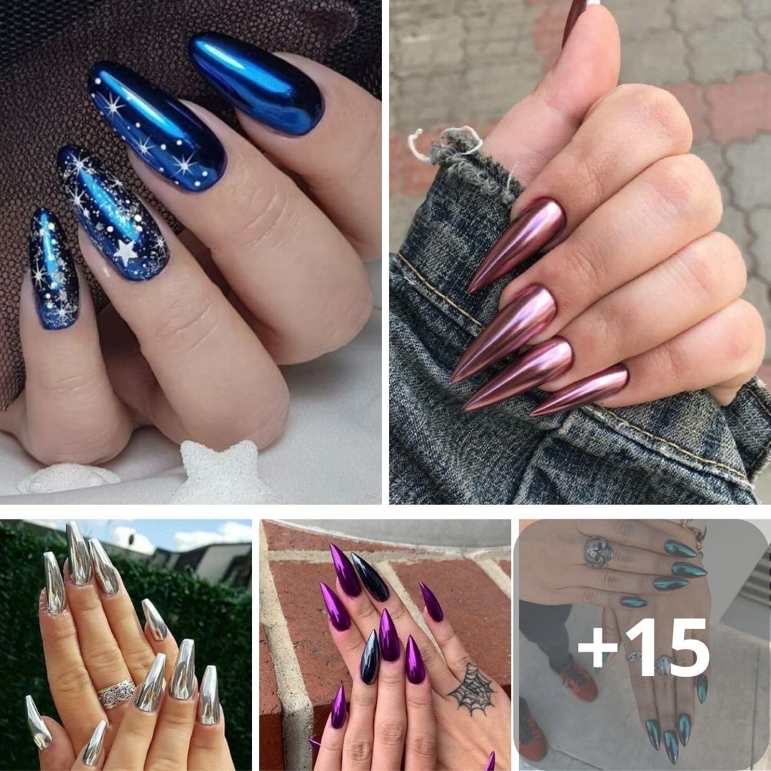 35 Mirror Effect Nail Designs Of 2024 That Will Elevate Your Beauty