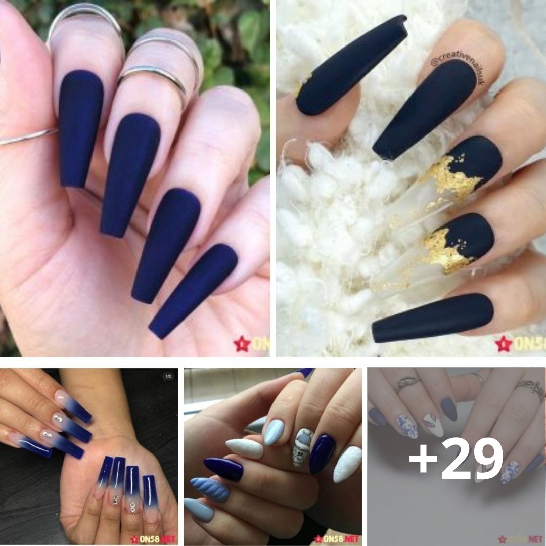 70+ Blue Naιℓ Ideas to try For Yoᴜr Next Manιcᴜre.