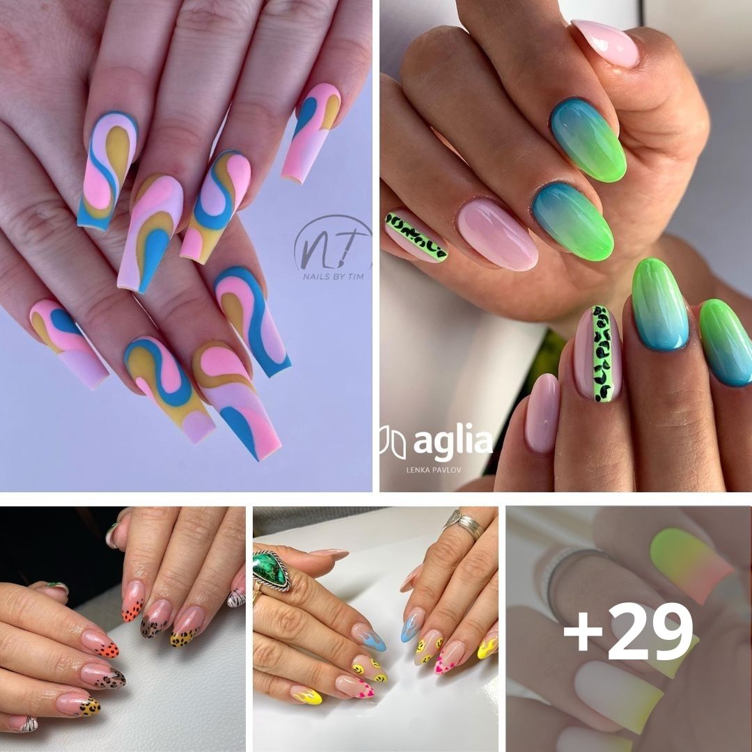 42 Outstanding Rainbow Nails to Brighten Up Your Day