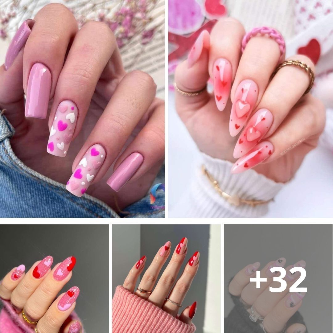 57 Cute Heart Nail Designs And Heart Nails You’ll Want To Recreate This Year