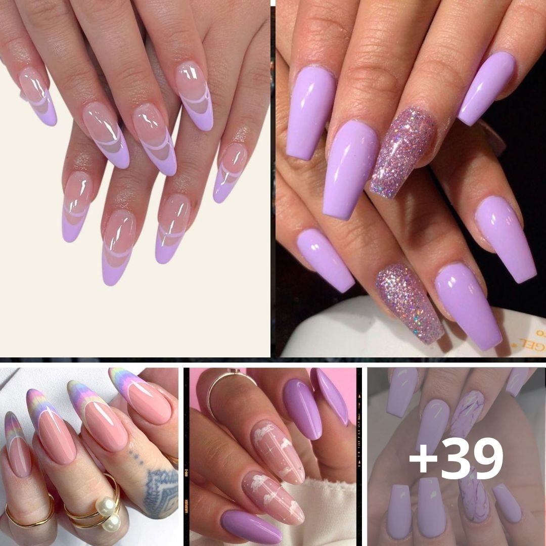 40+ Light Purple Nails To Inspire Your Next Manicure