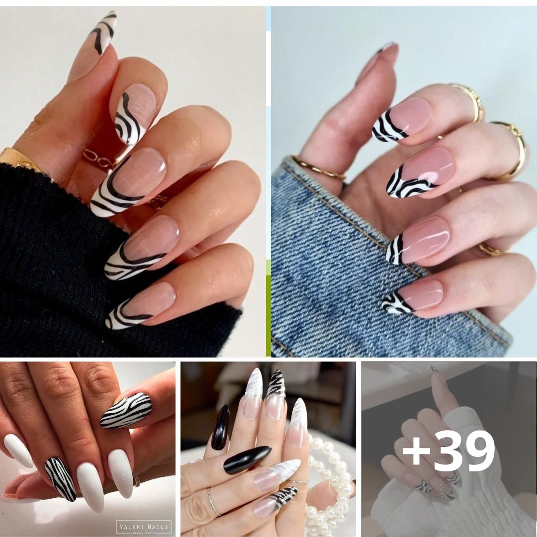 58+ Zebra Nails That Are Super In Right Now