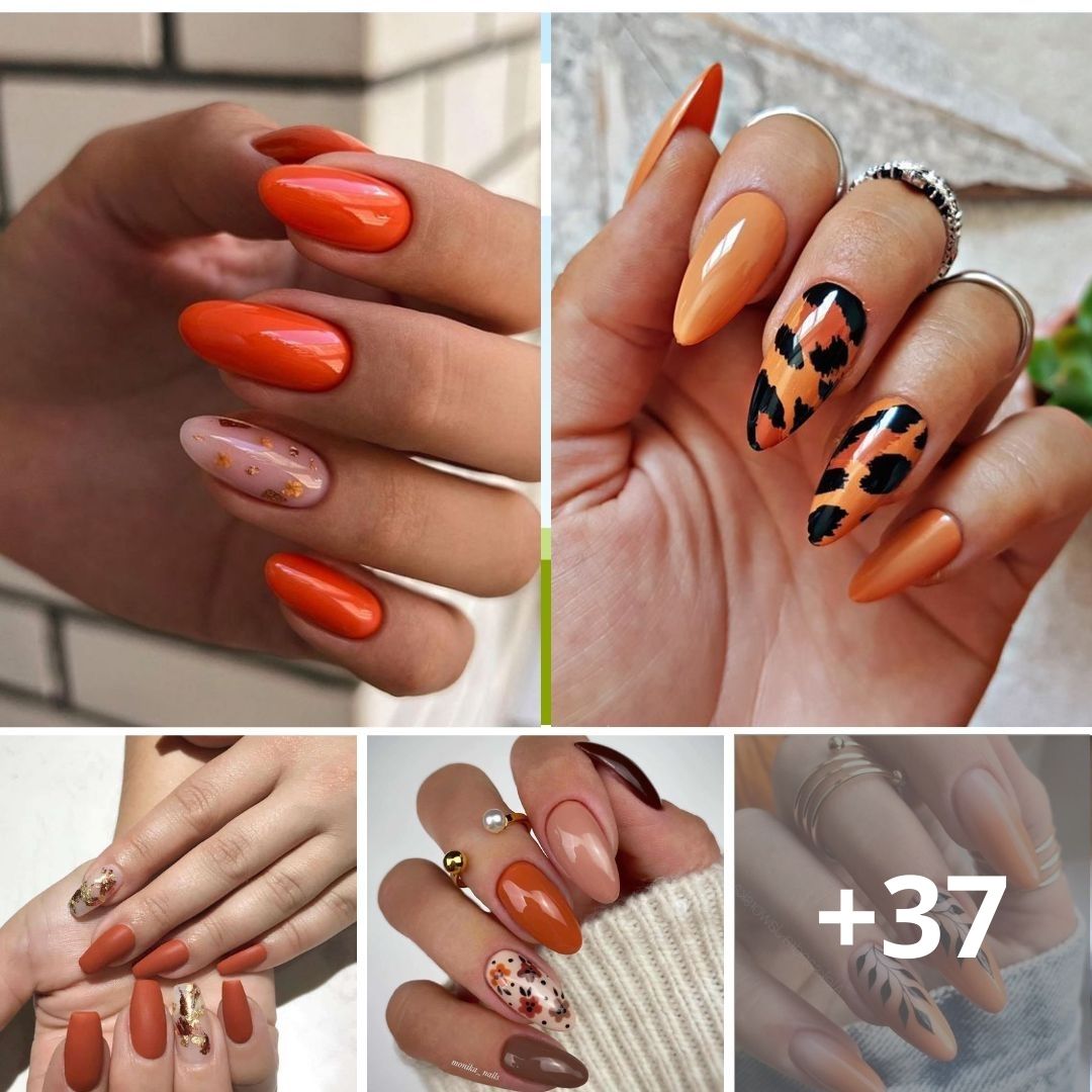 50+ Simple Yet Gorgeous Burnt Orange Nail Ideas For A Chic Autumn