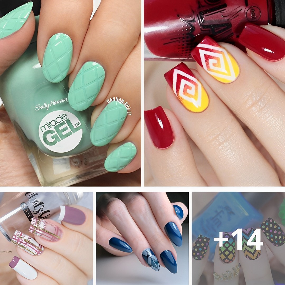 31 Geometric Nail Art Ideas