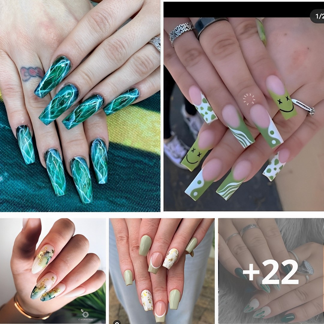 22 Stunning Green Nail Ideas You’ll Love