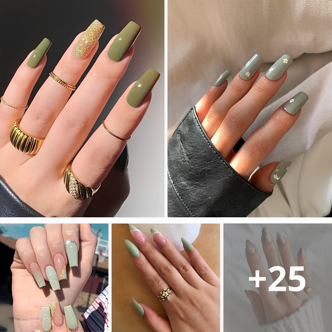 Sage Green Nails That Are Worth Swooning Over