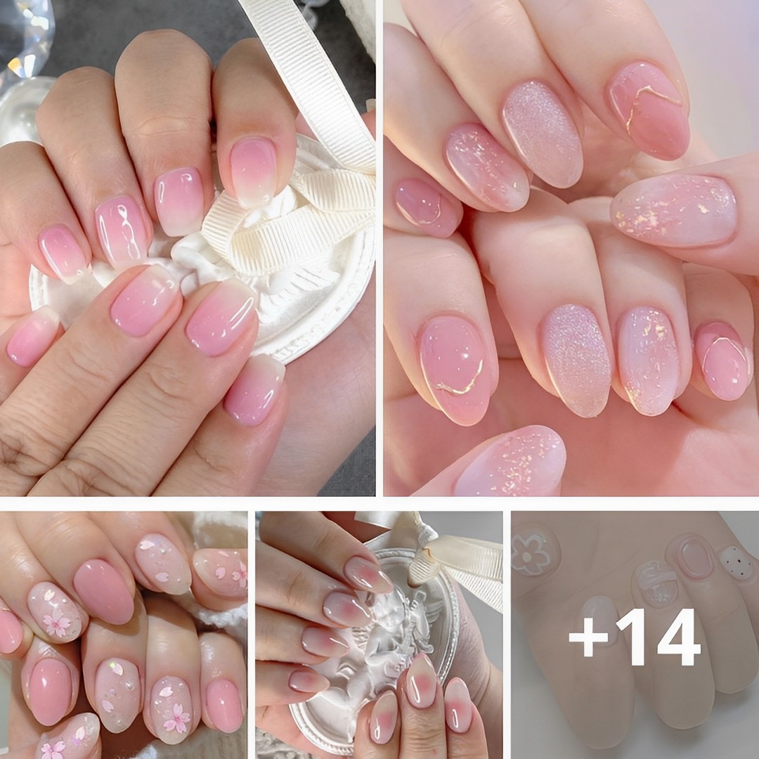 20 Simple Pink Nail Designs that are Beautiful!