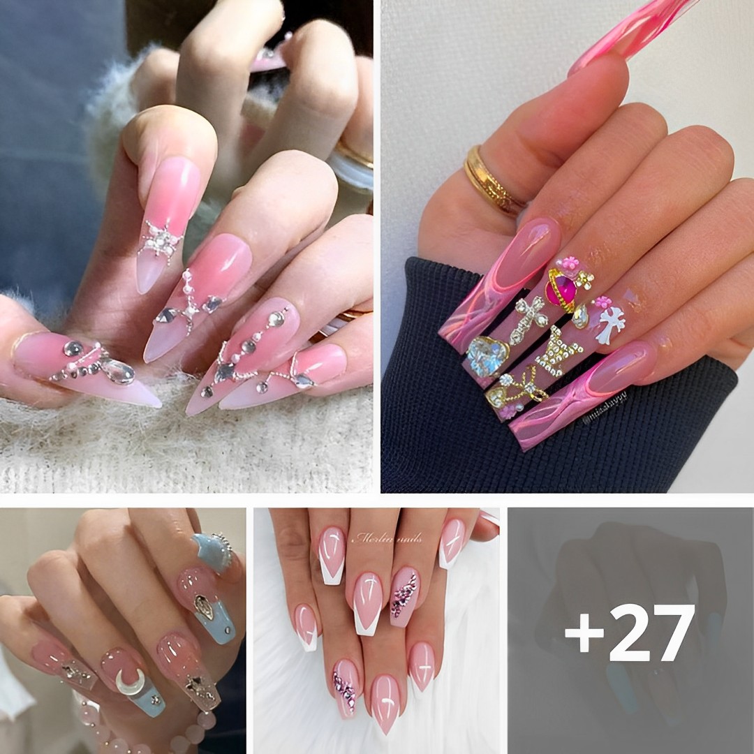 Explore 36 Dazzling Rhinestone Nail Designs for an Exquisite Manicure