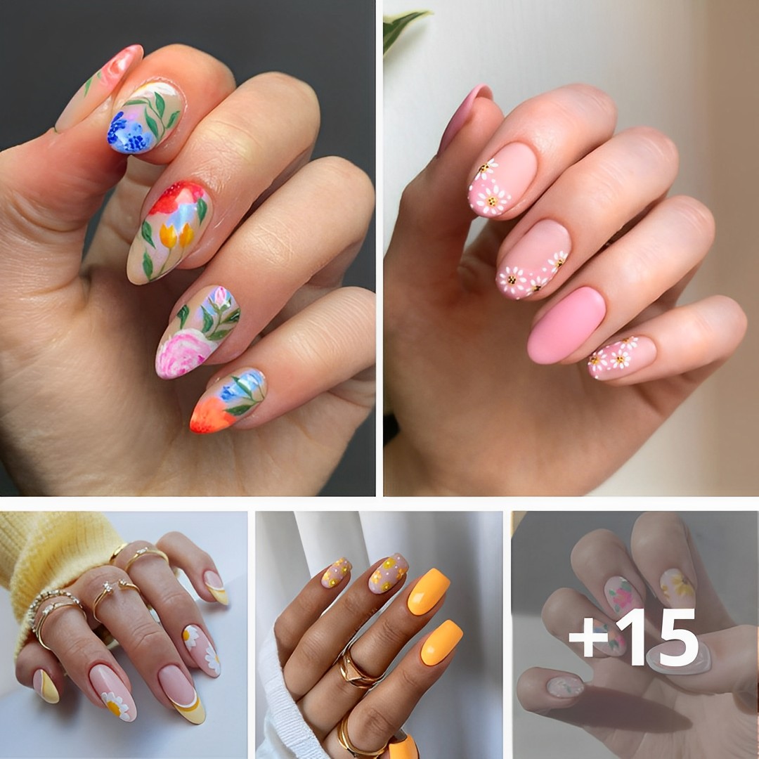 70+ Captivating Floral Nail Designs to Experiment With.