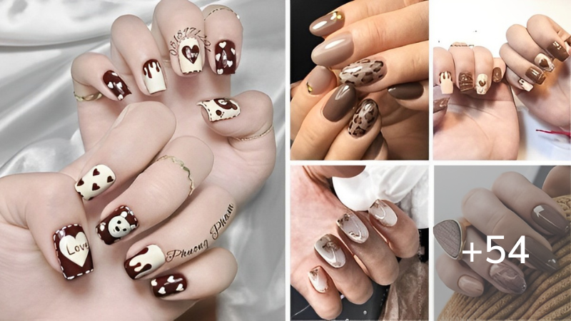 Top 54 Best Short Brown Nails That Ladies Need To Have