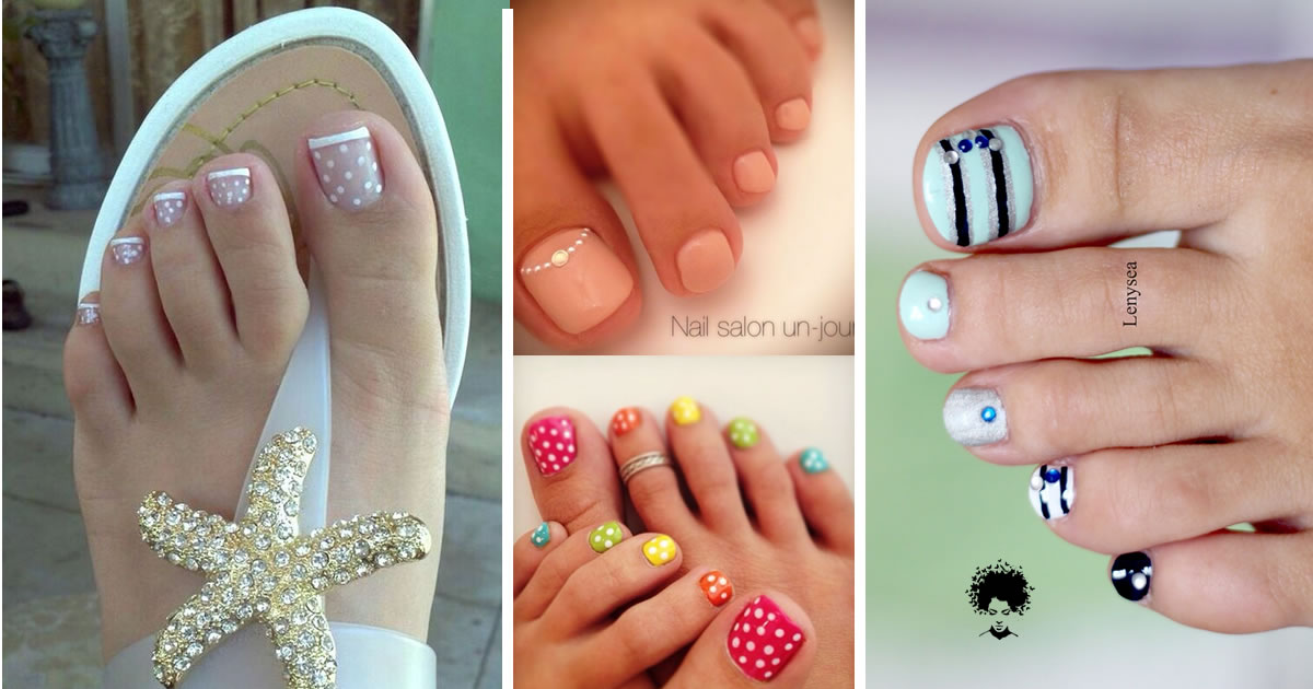 40 Cute Toe Nail Art Designs – Adorable Toenail Designs for Beginners