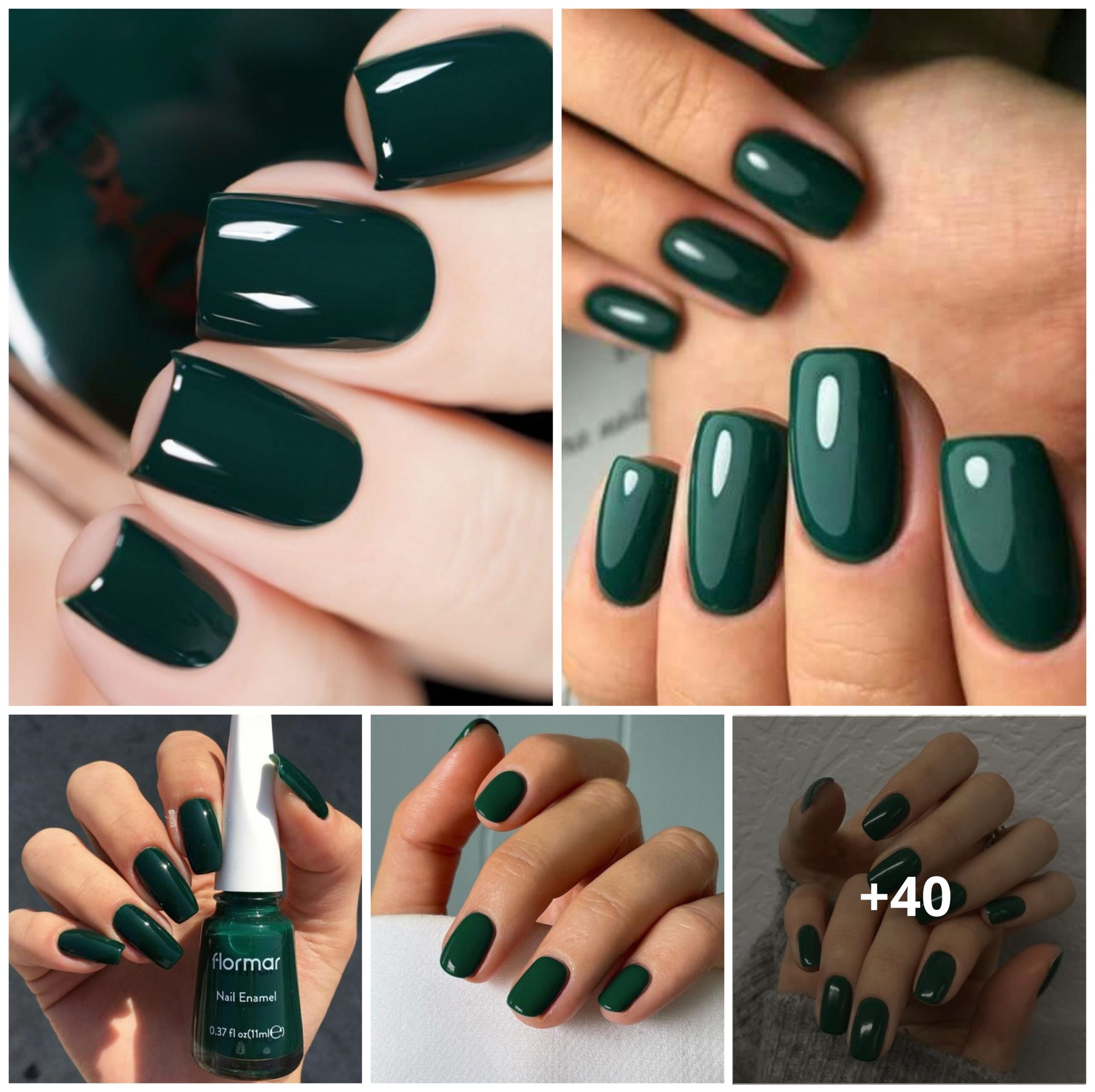 40 Latest Emerald Green Nail Designs To Try in 2024!