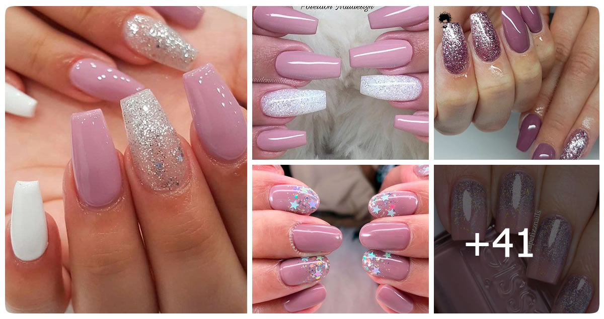 41 PH๏τOS: Mauve Color Nail Art Ideas To Look Flawless To The Fingertips