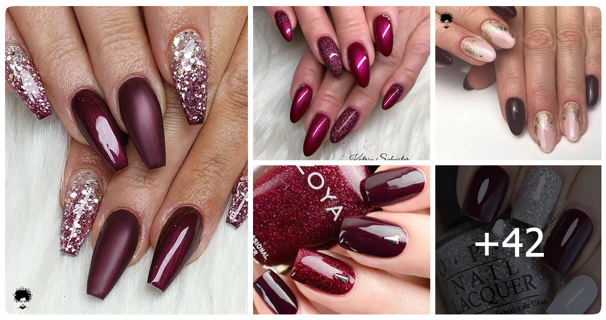 42 Chic Burgundy Nails You’ll Fall in Love With