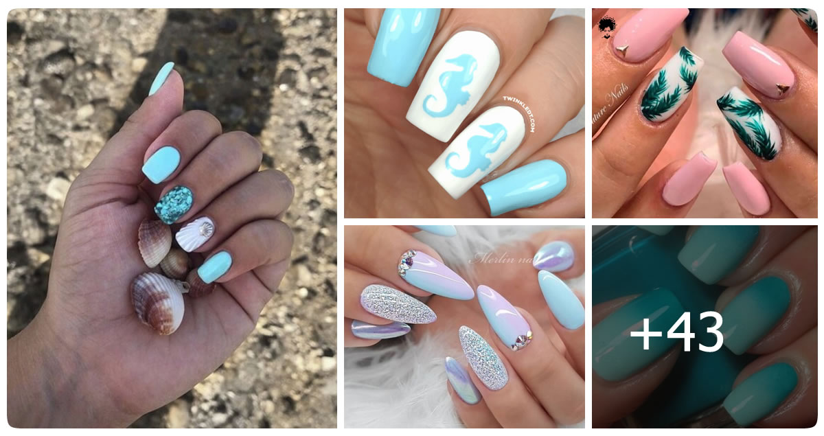 43+ STUNNING Tropical Beach Nails Designs