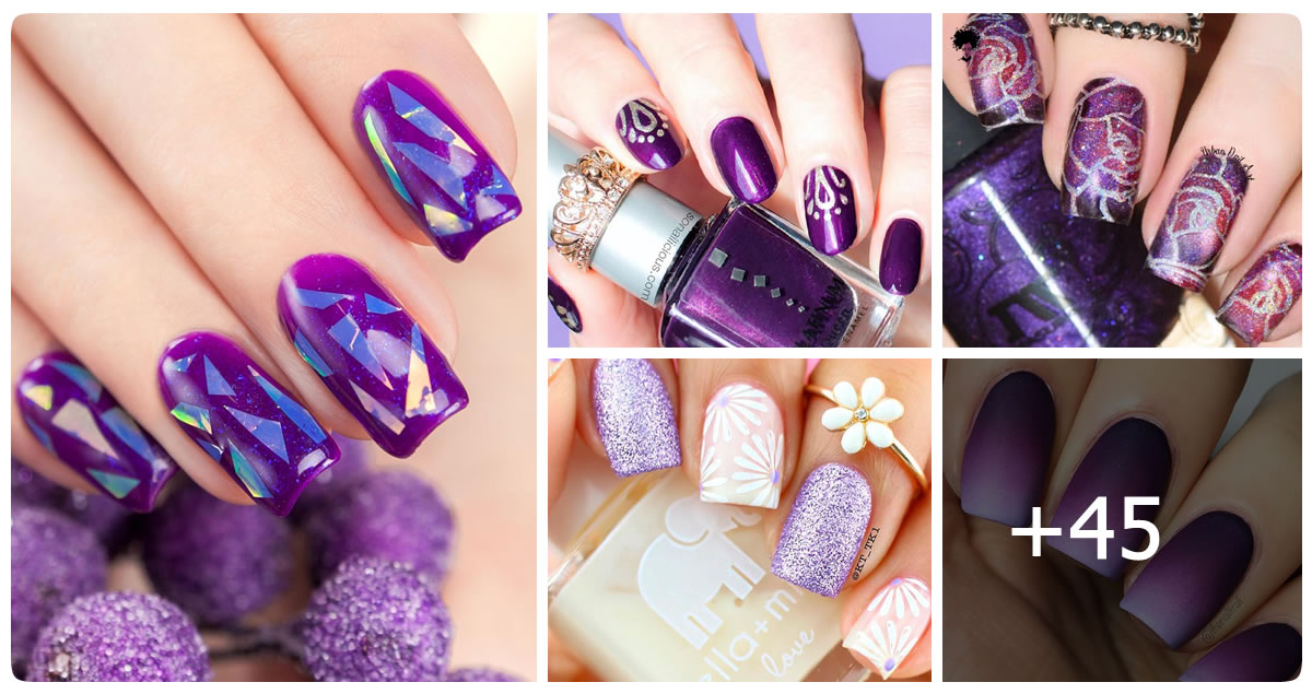 45+ Insanely H๏τ Purple Nails Designs Trending Right Now