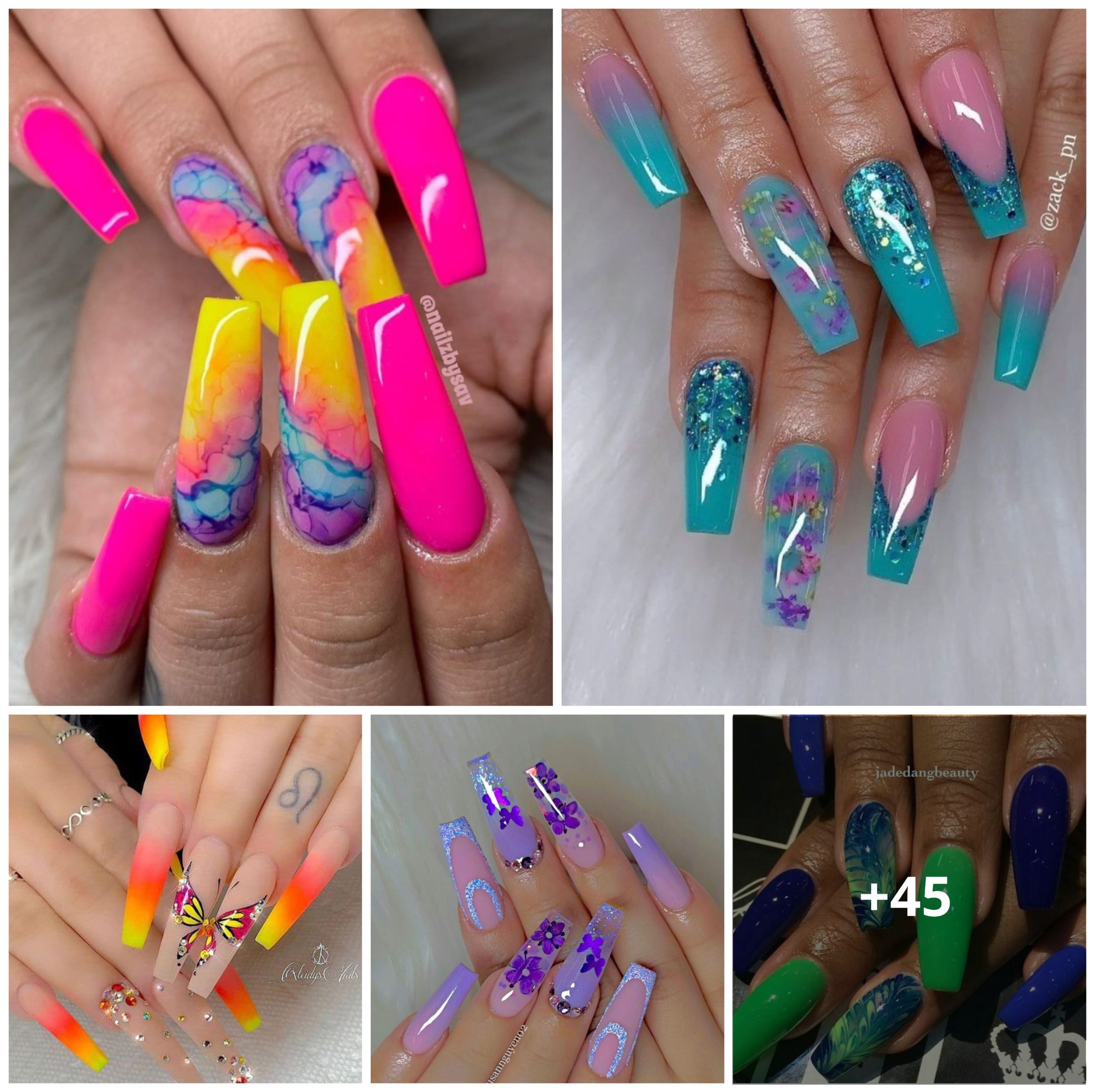 45 Ombré Nail Ideas That Modernize the Colorful Mani