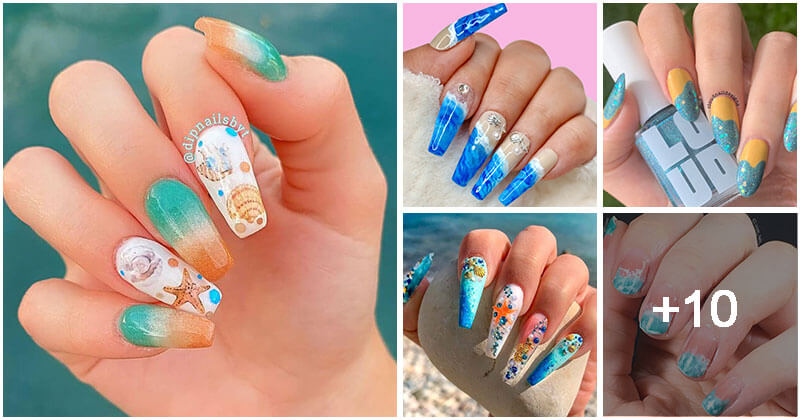 Try These 15 Tropical-Inspired Nail Ideas To Lighten Your Summertime